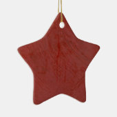 Red Venetian Plaster Faux Finish Keramisch Ornament (Rechts)