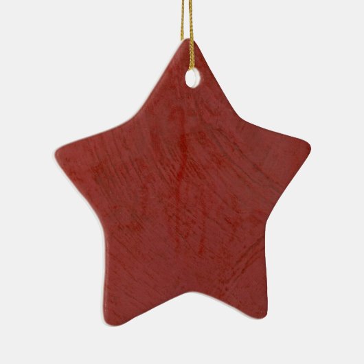 Red Venetian Plaster Faux Finish Keramisch Ornament (Rechts)