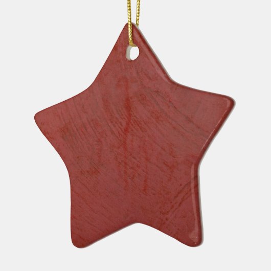Red Venetian Plaster Faux Finish Keramisch Ornament (Links)
