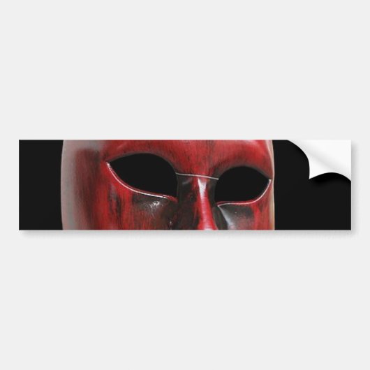 Red Venice Mask Bumpersticker (Voorkant)