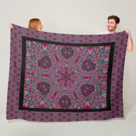 Red Vergeet-me-nots Fleece Deken