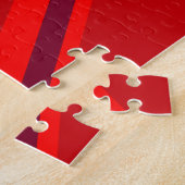 Red Version British Union Jack Decor Legpuzzel (Zijkant)