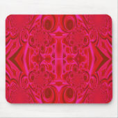 Red Vibrant Texture Mousepad Muismat (Voorkant)