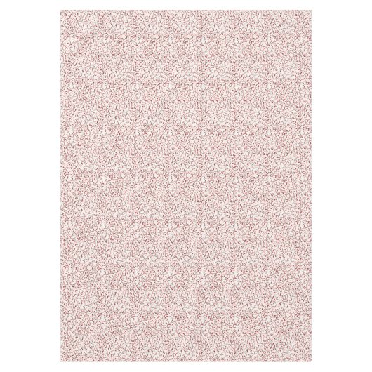 Red Vine Scroll tafelkleed – Holiday Elegance (Voorkant)