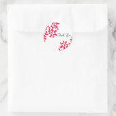 Red Vines Dank je Ronde Sticker (Tas)