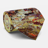 Red Vineyard Van Gogh Fine Art Stropdas (Opgerold)