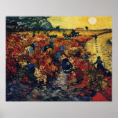 Red Vineyard, Van Gogh Poster (Voorkant)