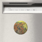 Red Vineyard van Vincent van Gogh,  Kunst Magneet (Insitu (Vaatwasser))