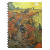 Red Vineyard van Vincent van Gogh,  Kunst Notitieboek (Voorkant)