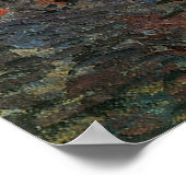 Red Vineyard van Vincent van Gogh,  Kunst Poster (Hoek)