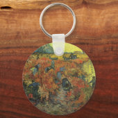 Red Vineyard van Vincent van Gogh,  Kunst Sleutelhanger (Voorkant)