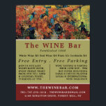 Red Vineyards, Van Gogh, Wijnstang/Winery Poster<br><div class="desc">Rode wijngaarden,  Van Gogh,  Wijnbar/Wijnmakerij Adverteren Poster bij de Visitekaartje Store.</div>