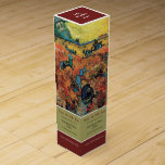 Red Vineyards, Van Gogh, Wijnstang/Winery Wijn<br><div class="desc">Rode wijngaarden,  Van Gogh,  Wijnbar/Wijnmakerij wijnbox bij de Visitekaartje Store.</div>