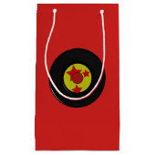 Red Vinyl Record. Klein Cadeauzakje (Voorkant)