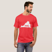 RED VIRGINIA T-SHIRT (Voorkant volledig)