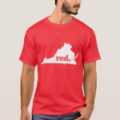 RED VIRGINIA T-SHIRT (Voorkant)