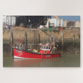 Red Vissen Boat in Whitstable Harbour resized Legpuzzel (Horizontaal)