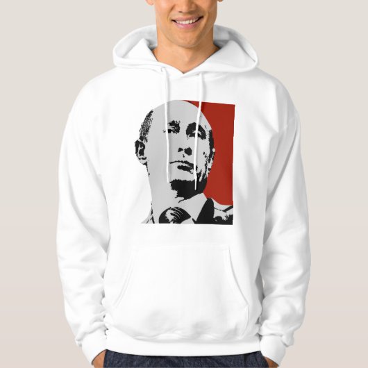 Red Vladimir Poetin Hoodie (Voorkant)