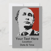 Red Vladimir Poetin Kaart (Voorkant)