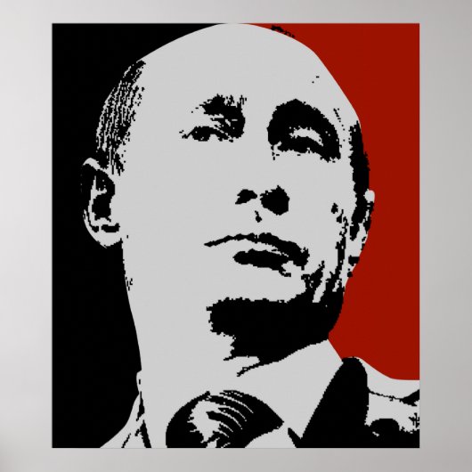 Red Vladimir Poetin Poster (Voorkant)