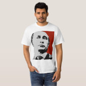 Red Vladimir Poetin T-shirt (Voorkant volledig)
