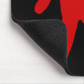 Red Voodoo Doll Muismat (Hoek)