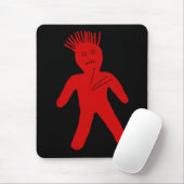 Red Voodoo Doll Muismat (Met muis)