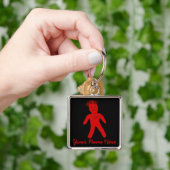 Red Voodoo Doll Sleutelhanger (Hand)