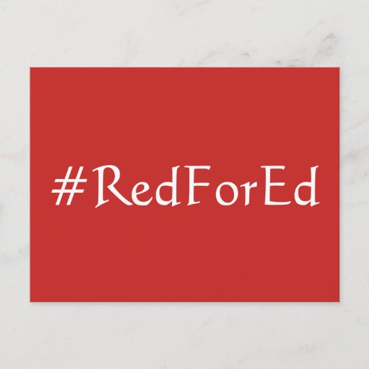 Red voor Ed Briefkaart (Voorkant)