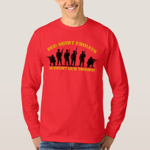 Red Vrijdag ondersteunt ons Shirt met lange hoes