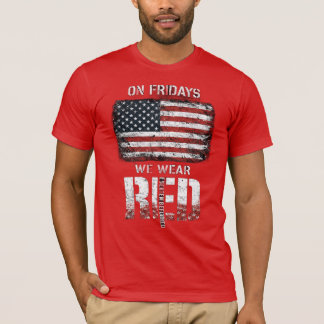 RED Vrijdag: Onthoud iedereen die is ingezet T-shirt