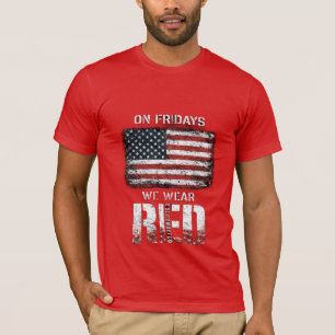 RED Vrijdag: Onthoud iedereen die is ingezet T-shirt