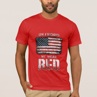 RED Vrijdag: Onthoud iedereen die is ingezet T-shirt