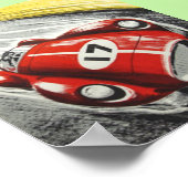 Red Vroom Vrooms Poster (Hoek)