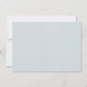 Red Wagon-Baby shower Kaart (Achterkant)