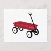 Red Wagon Briefkaart (Voorkant)