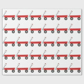 Red Wagon Cadeaupapier (Vlak)