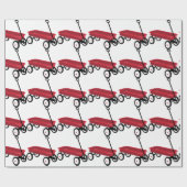 Red Wagon Cadeaupapier (Vlak)