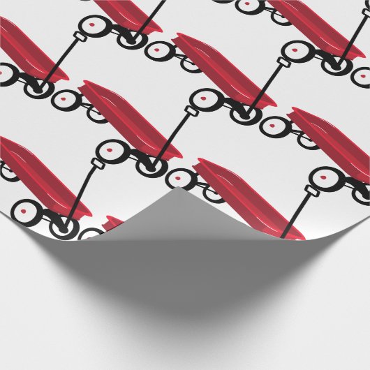 Red Wagon Cadeaupapier (Hoek)