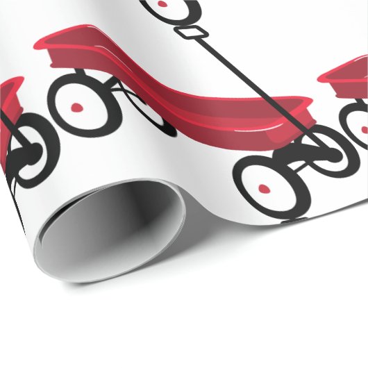 Red Wagon Cadeaupapier (Rol Hoek)