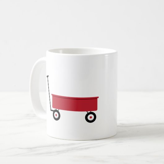 Red Wagon Koffiemok (Voorkant links)