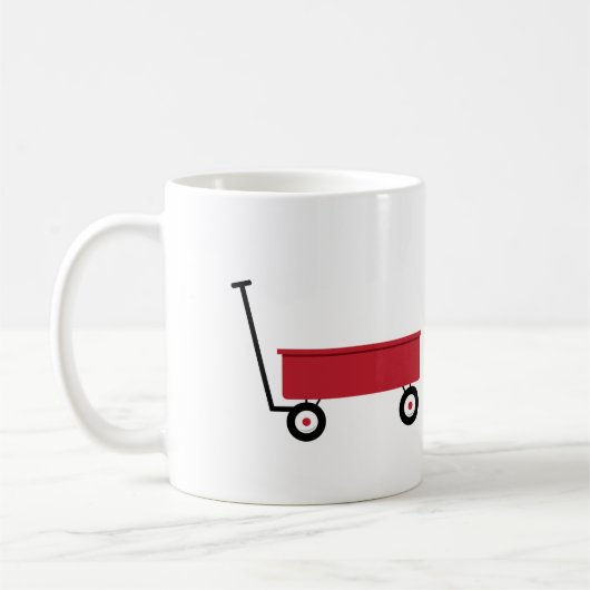 Red Wagon Koffiemok (Links)