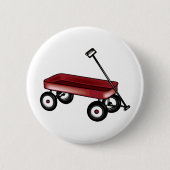 Red Wagon Ronde Button 5,7 Cm (Voorkant)