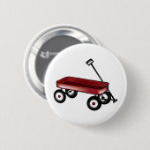 Red Wagon Ronde Button 5,7 Cm (Voorkant /achterkant)