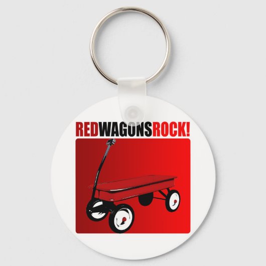 Red Wagons Rock! Sleutelhanger (Voorkant)