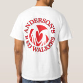 RED WALKERS T-SHIRT (Achterkant)