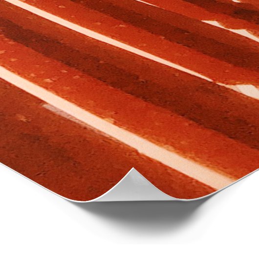 RED WALL FENCE POSTER (Hoek)