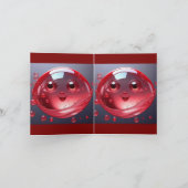 Red Water Bubble Emoji (Binnen)