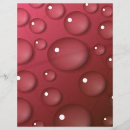 Red Water Drop Patroon