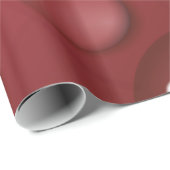 Red Water Drop Patroon Cadeaupapier (Rol Hoek)